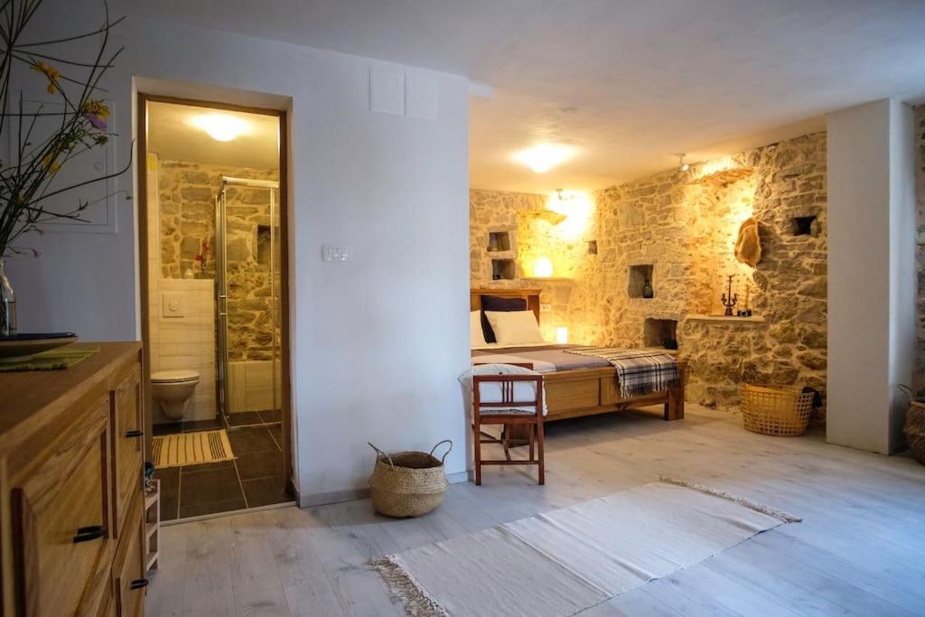 Vila Stone House Kula Milica Mala Cista Exteriér fotografie