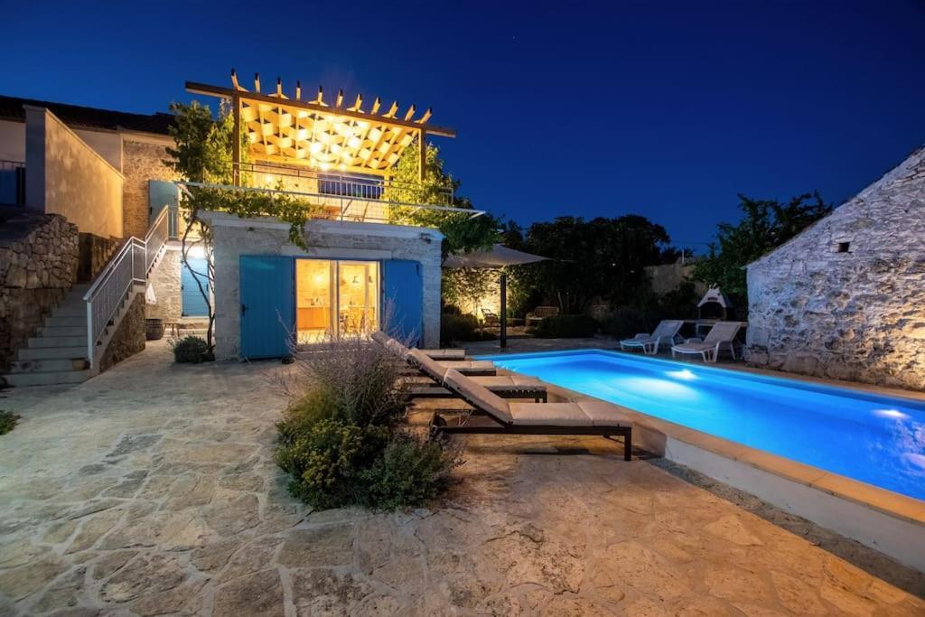 Vila Stone House Kula Milica Mala Cista Exteriér fotografie